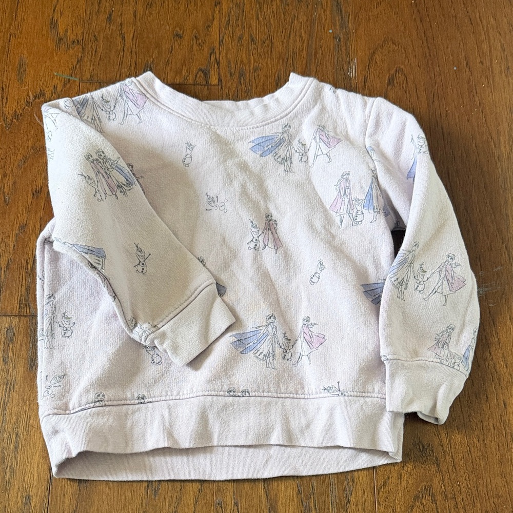 Kids Pastel purple Frozen Sweatshirt
